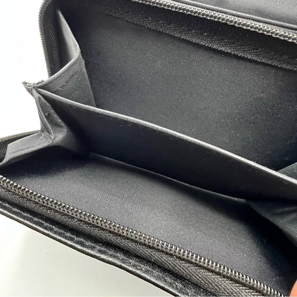 Vintage Kasper Women’s Black  Leather  Wallet Never Used Soft Leather Retro Rock
